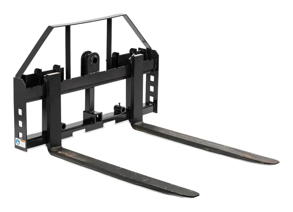 48 inch pallet fork skid steer attachment for rent